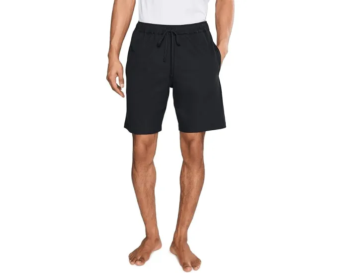 Хлопковые шорты для сна и отдыха с контрастными вставками от Hanro