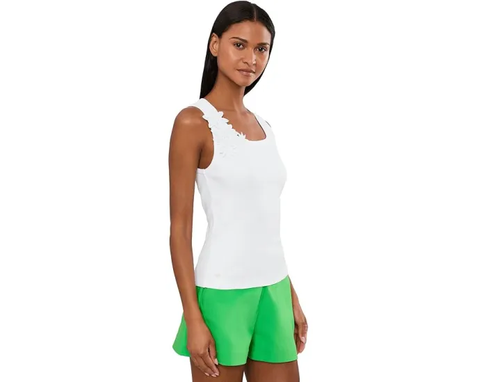 Топ Aricia Knit от Lilly Pulitzer с цветочными аппликациями