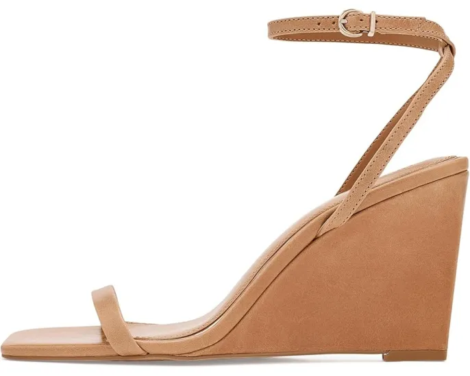 Босоножки-танкетки Ambee с ремешком на щиколотке и квадратным носком Vince Camuto