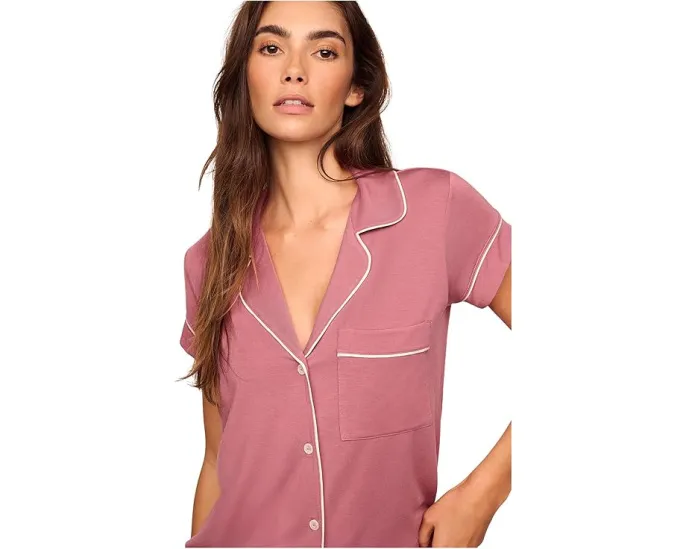 Комплект пижамы Eberjey Gisele из модала TENCEL с шортами и короткими рукавами