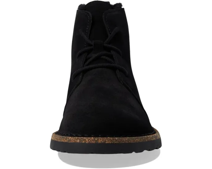 Ботинки Birkenstock Uppsala Mid на шнуровке из замши с подкладкой из овчины