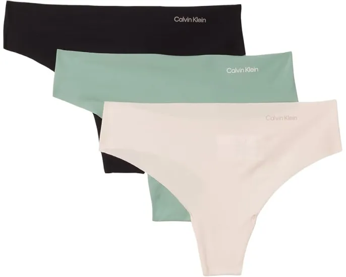 Трусы-стринги Calvin Klein Invisibles 3-Pack без швов