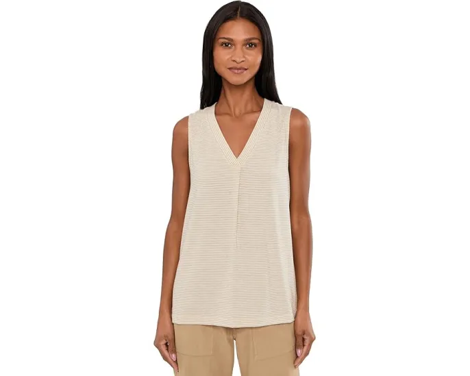 Топ Tommy Bahama Kauai Tranquil Sea V-neck Tank с металликом