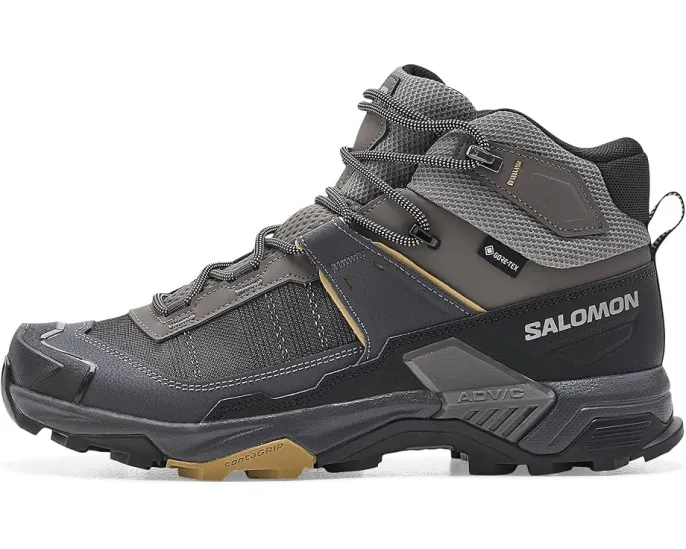 Кроссовки Salomon X Ultra 5 Mid Wide Gore-tex в защитном оттенке