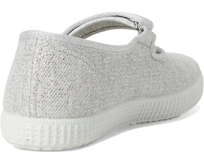 Детские туфельки Cienta Kids 56013 в стиле Мэри Джейн с блестками