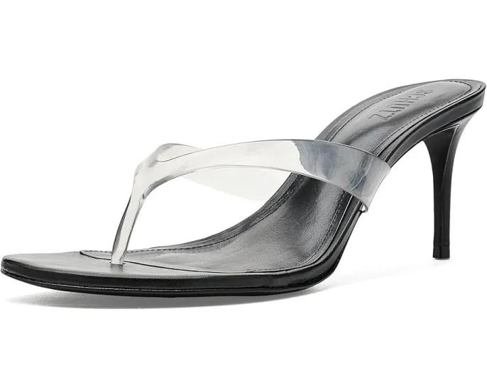 Schutz Roslyn босоножки на шпильке с прозрачными ПВХ лямками