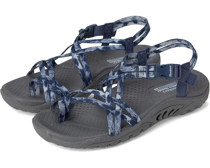 Сандалии Skechers Reggae Positive Space с технологией Stretch Fit и подошвой Reggae