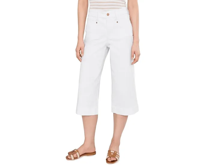 Широкие укороченные джинсы NYDJ Petite Brigitte