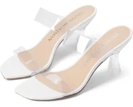 Stuart Weitzman Прозрачные босоножки Kristal Clear Sandal на каблуке