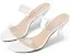 Stuart Weitzman Прозрачные босоножки Kristal Clear Sandal на каблуке