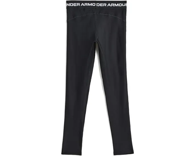Леггинсы Under Armour HeatGear Leggings Black/White для детей