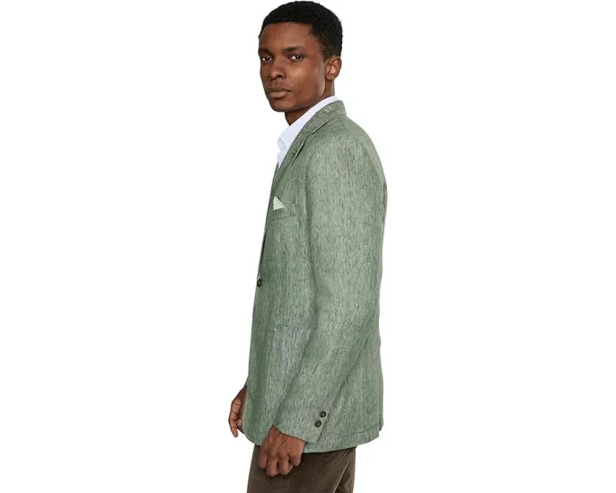Пиджак Johnston & Murphy Conley из льна и полиэстера с саржевым переплетением