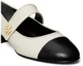 Туфли Tory Burch Cap-Toe Mary Jane Heel Ballet 25mm с контрастным носком