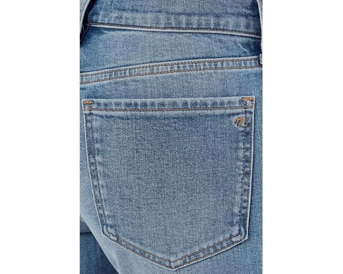 Джинсы Madewell Jules Slim Boy In Atlin Wash с прямым кроем и высокой посадкой