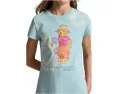 Платье с мишкой Polo Ralph Lauren в технике тай-дай