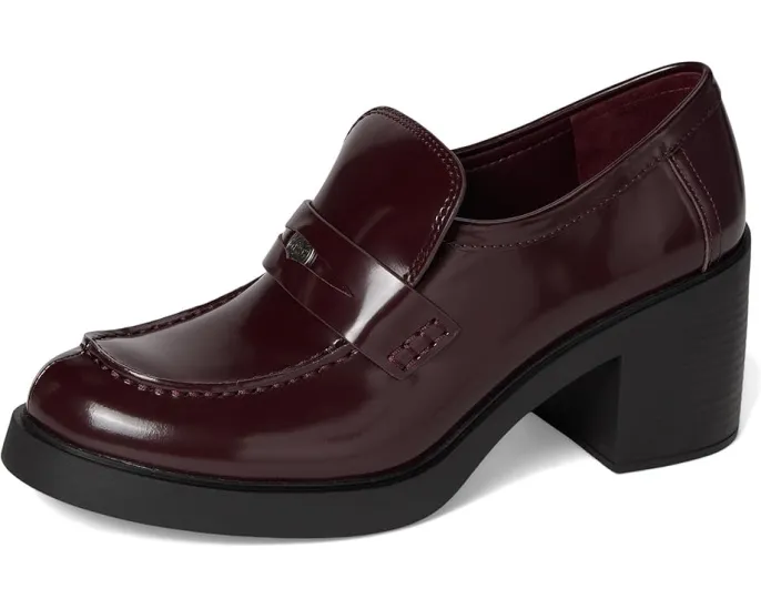 Туфли Tory Burch Classic Heel Lug Loafers 50 мм на тракторной подошве