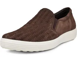ECCO кеды Soft 7 Woven Slip-On с плетеным верхом