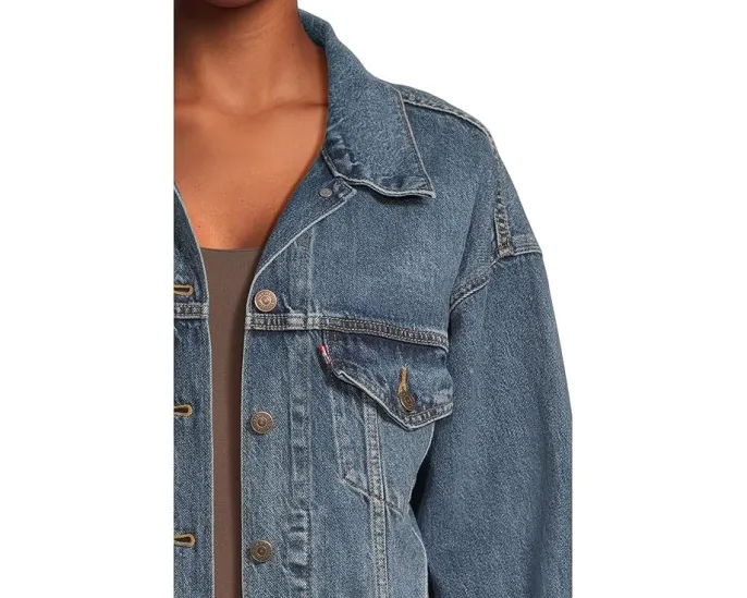 Куртка Levi's 90s Trucker с отложным воротником и карманами