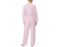 Пижамный набор Lauren Ralph Lauren Cotton Woven Long Sleeve Notch Collar PJ Set