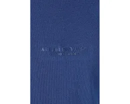 Поло Armani Exchange из хлопка пике в свободном крое regular с коротким рукавом