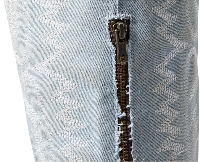 Ковбойские сапоги Dan Post Blue Jean Dream с декоративной строчкой и молнией