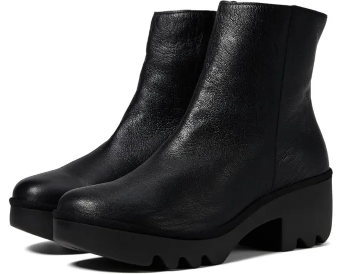 Ботинки FLY LONDON Toor на молнии с массивным каблуком