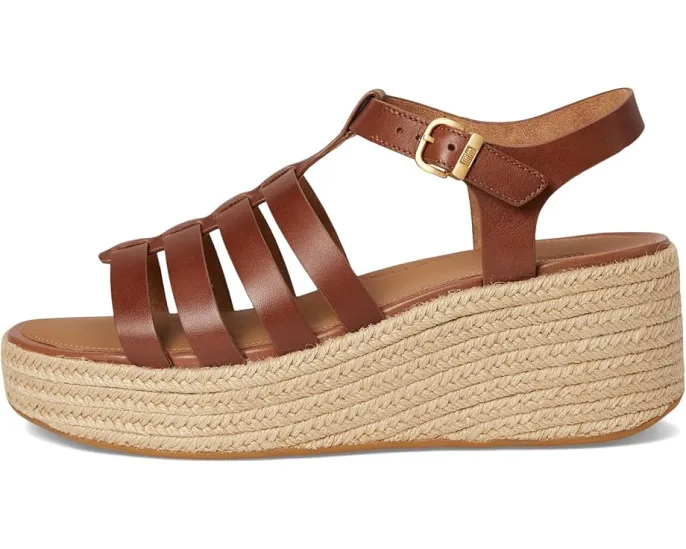 Сандалии FitFlop PLATFFORMS на платформе с эспадрильей