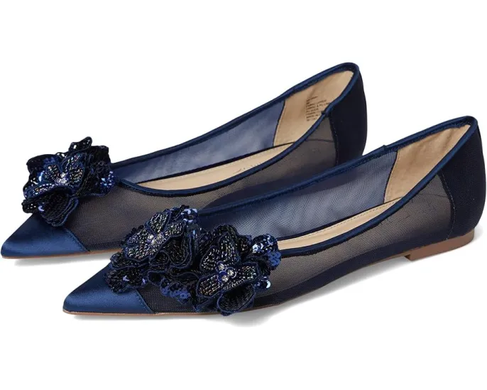 Балетки Blue by Betsey Johnson Gray с сетчатым декором