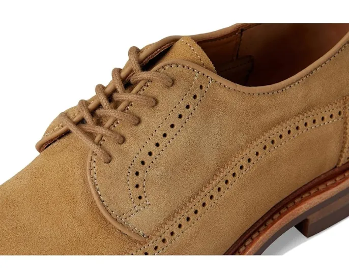 Туфли Allen Edmonds Winstonmok Derby из замши с контрастной строчкой