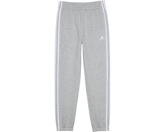 Детские спортивные брюки Adidas 3-Stripes из хлопкового флиса