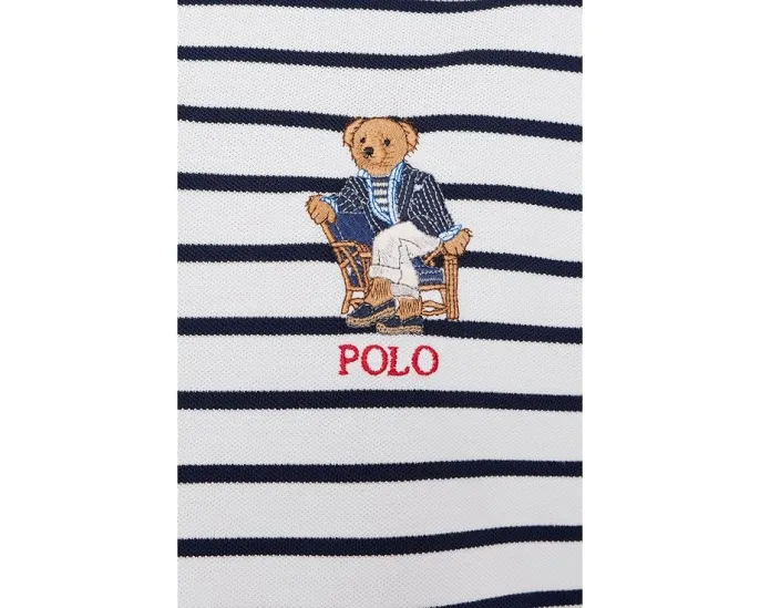 Поло Polo Ralph Lauren Custom Slim Fit с медведем