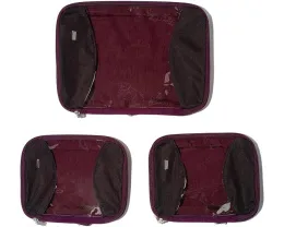 Набор компрессионных кубов Baggallini 2 средних и 1 большой с прозрачной панелью