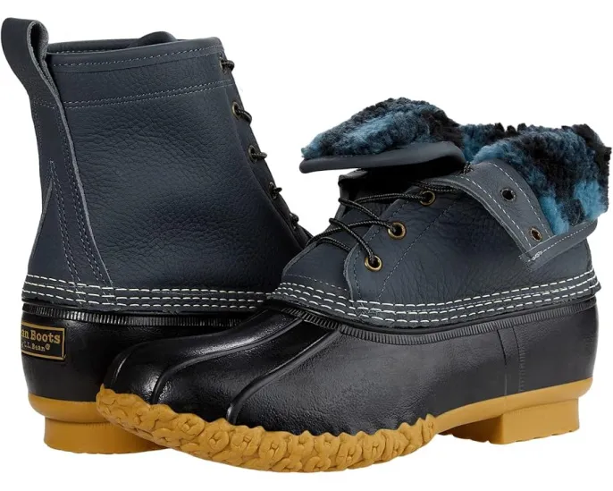 Ботинки Bean Boots 8 дюймов от L.L.Bean с флисовой подкладкой и утеплителем