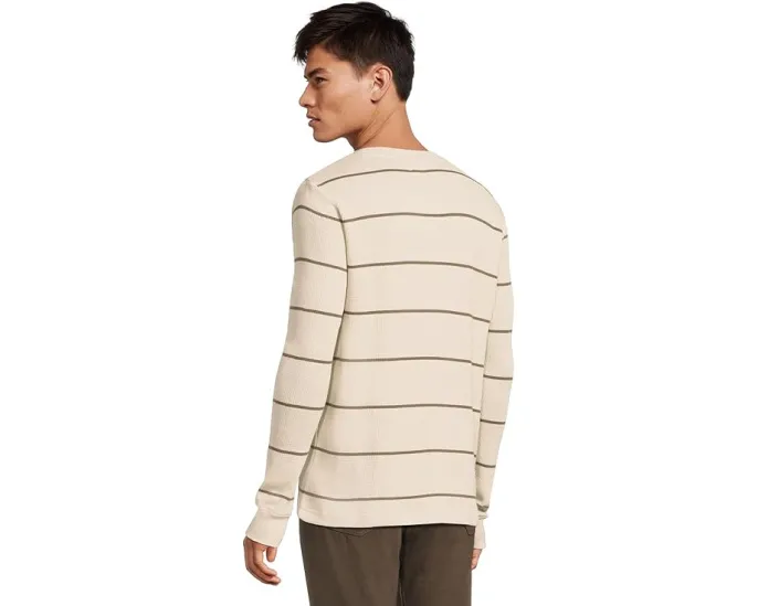RVCA Dayshift лонгслив в полоску из мягкой вафельной ткани