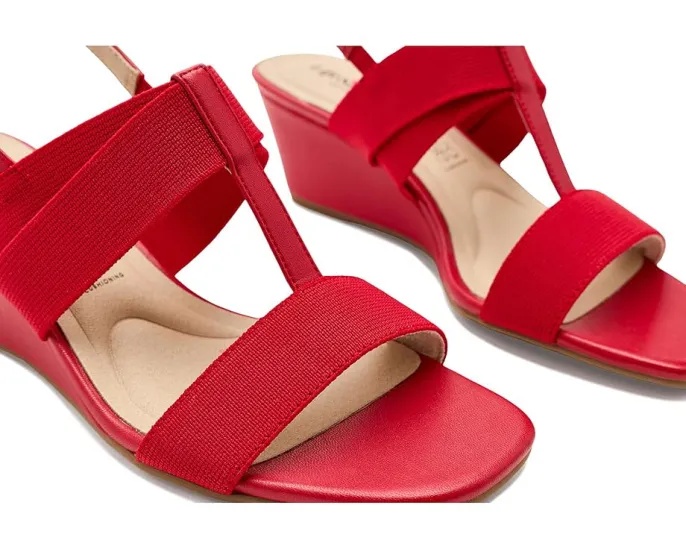 LifeStride сандалии Sweet Slingback с открытым носком и устойчивым каблуком