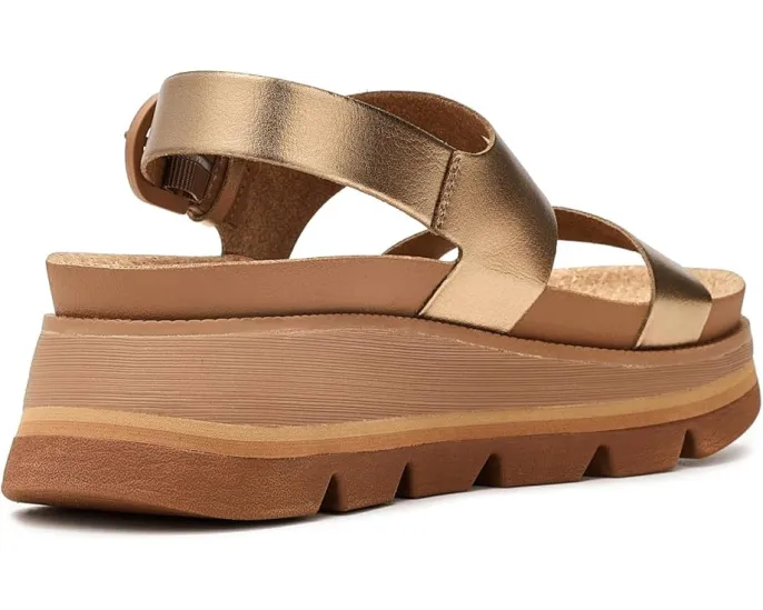 Сандалии Reef Vista Luxe Liah на платформе с регулируемой пряжкой и стелькой из пробки