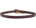 Широкий кожаный ремень Madewell Triple Metal Keeper с массивной пряжкой