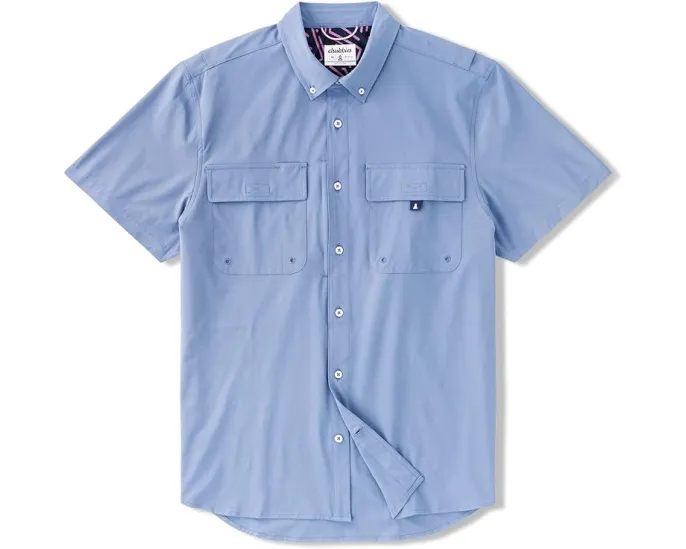 Рубашка Chubbies The Blue Crew с защитой от ультрафиолета UPF