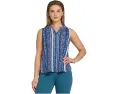 Блуза NYDJ Sleeveless Pintuck без рукавов с защипами и скрытой застежкой