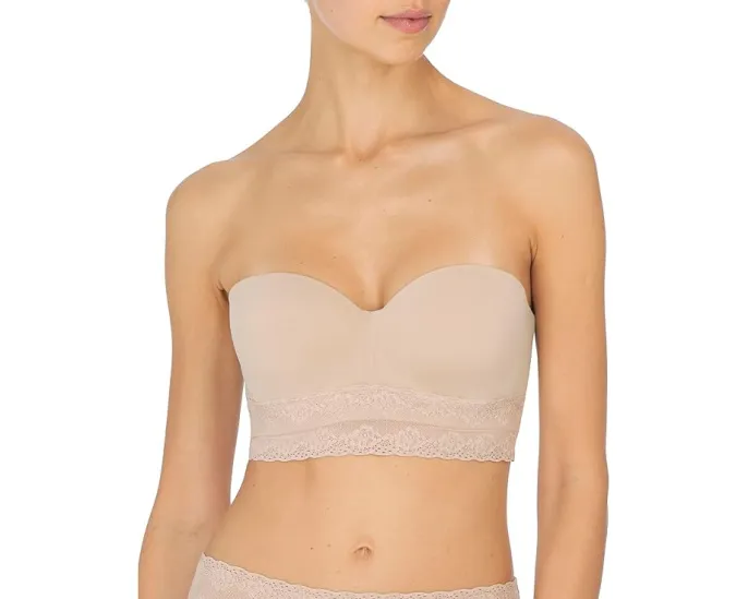 Безбретельный бюстгальтер Natori Bliss Perfection Strapless Contour с косточками