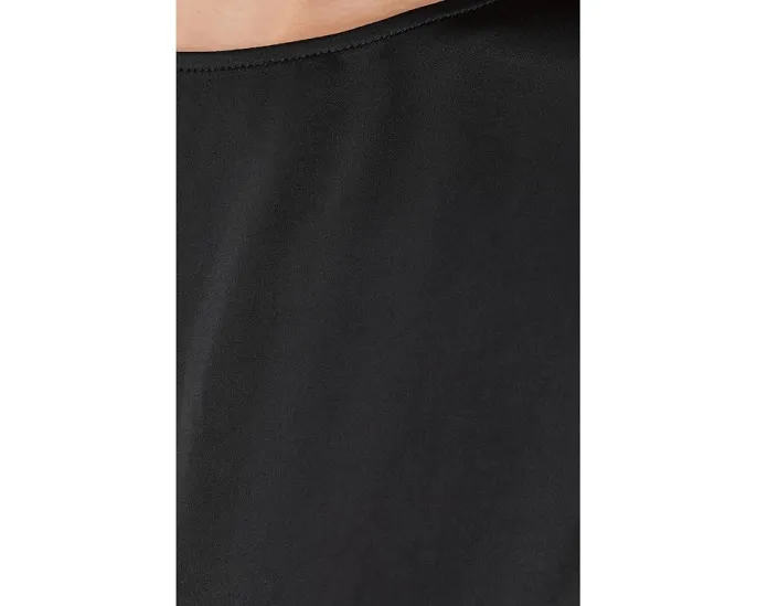 Футболка NIC+ZOE Day Gloss Woven Tee с запахом и складкой сзади
