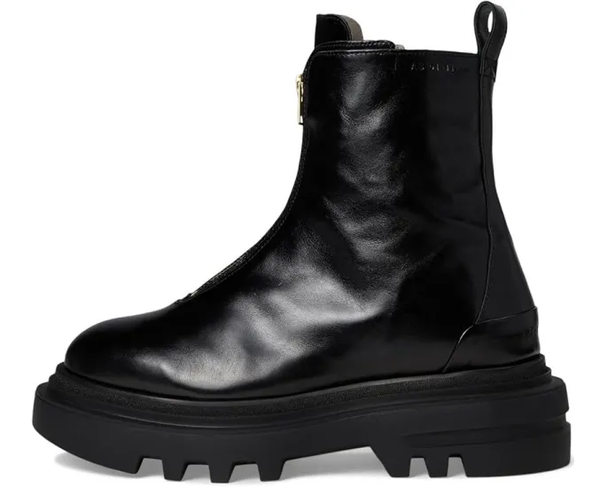 Ботинки AllSaints Othello с круглым носком и молнией спереди на массивной подошве