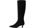 Высокие сапоги Vinnie Zip 50 на изящном каблуке из козьей кожи Stuart Weitzman