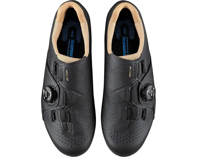 Женские шоссейные велотуфли Shimano RC3 с колодкой для женщин и системой BOA