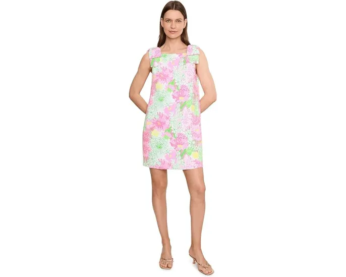 Платье Carmine Shift от Lilly Pulitzer с вырезом на спине