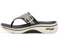 Сандалии SKECHERS GO Walk Arch Fit 2.0 Resort Day с блестками и клиньем