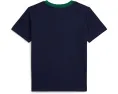 Футболка Polo Ralph Lauren Kids Logo Cotton Jersey с аппликацией