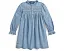 Сарафан Polo Ralph Lauren индиго с мелкой сборкой для малышей