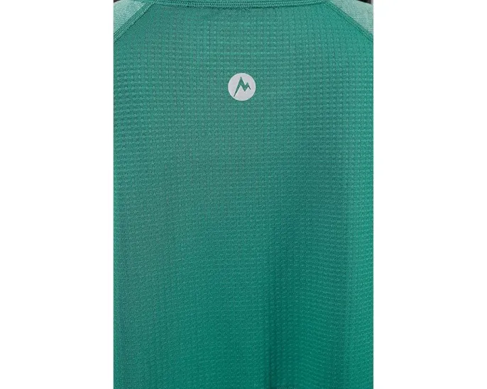 Футболка Marmot Uptrail с коротким рукавом Зеленая