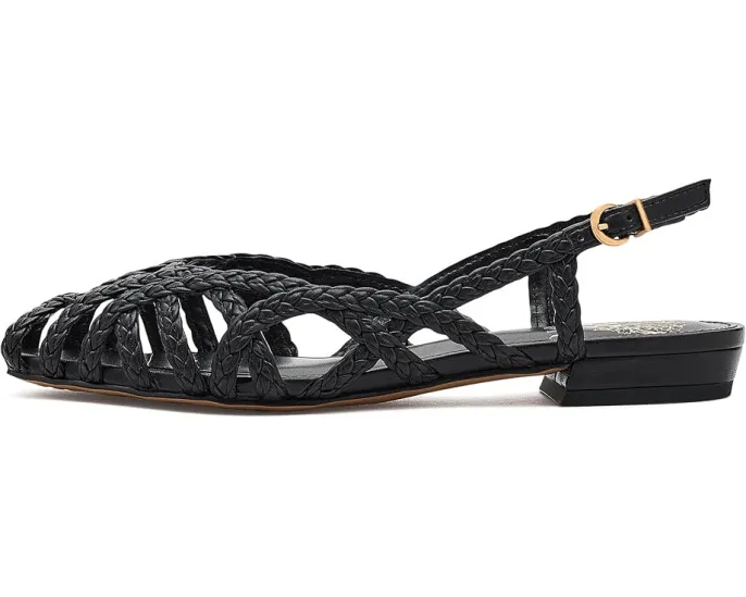 Плоские босоножки Stiorra с плетеными бретелями и квадратным каблуком Vince Camuto